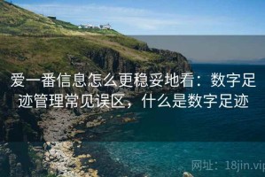 爱一番信息怎么更稳妥地看：数字足迹管理常见误区，什么是数字足迹