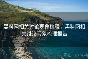 黑料网相关讨论现象梳理，黑料网相关讨论现象梳理报告