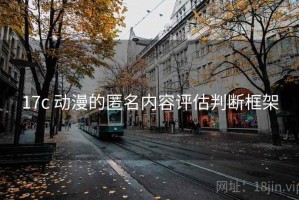 17c 动漫的匿名内容评估判断框架