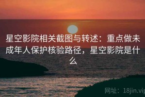 星空影院相关截图与转述：重点做未成年人保护核验路径，星空影院是什么