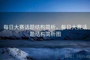 每日大赛话题结构简析，每日大赛话题结构简析图