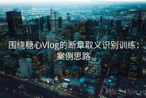 围绕糖心Vlog的断章取义识别训练：案例思路